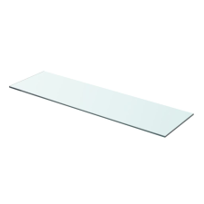 vidaXL 2 db átlátszó üveg paneles polc 70 x 20 cm (3051569) bútor