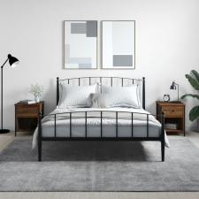 vidaXL 2 db barna tölgyszínű szerelt fa éjjeliszekrény 40x42x50 cm bútor