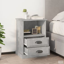 vidaXL 2 db betonszürke éjjeliszekrény 43 x 36 x 60 cm bútor