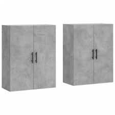 vidaXL 2 db betonszürke faliszekrény 69,5x34x90 cm (3195647) bútor