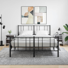 vidaXL 2 db betonszürke szerelt fa éjjeliszekrény 40x30x50 cm bútor