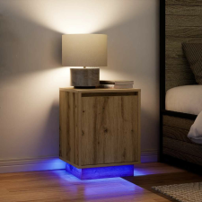 vidaXL 2 db éjjeliszekrények LED világítással 38x34x50 cm bútor