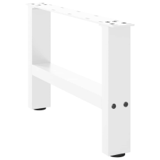 vidaXL 2 db fehér acél dohányzóasztal lábak 30×50 cm bútor