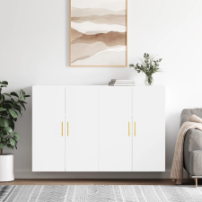 vidaXL 2 db fehér fali szekrény 69,5 x 34 x 90 cm bútor