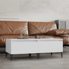 vidaXL 2 db fehér szerelt fa kisasztal 50 x 46 x 35 cm bútor