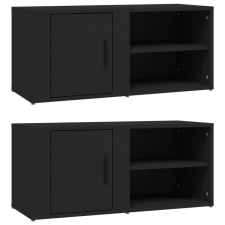 vidaXL 2 db fehér szerelt fa TV-szekrény 80x31,5x36 cm (819439) bútor