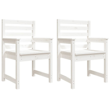 vidaXL 2 db fehér tömör fenyőfa kerti szék 60x48x91 cm (824054) kerti bútor