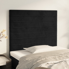 vidaXL 2 db fekete bársony fejtámla 100x5x78/88 cm ágy és ágykellék