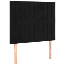 vidaXL 2 db fekete bársony fejtámla 100x5x78/88 cm (3116614) ágy és ágykellék
