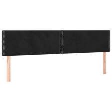 vidaXL 2 db fekete bársony fejtámla 100x5x78/88 cm (346000) ágy és ágykellék