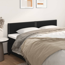 vidaXL 2 db fekete műbőr fejtámla 90x5x78/88 cm ágy és ágykellék