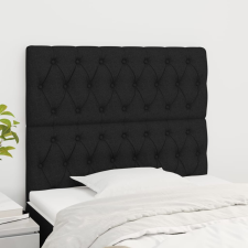 vidaXL 2 db fekete szövet fejtámla 100x7x78/88 cm ágy és ágykellék