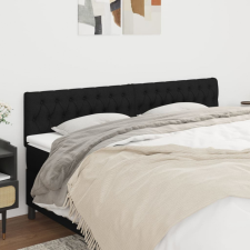 vidaXL 2 db fekete szövet fejtámla 90x7x78/88 cm ágy és ágykellék
