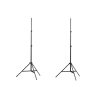 vidaXL 2 db fényállvány 78-210 cm