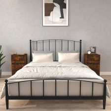 vidaXL 2 db füstös tölgyszínű éjjeliszekrény 40 x 35 x 70 cm bútor