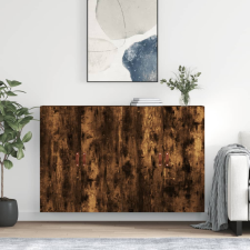 vidaXL 2 db füstös tölgyszínű faliszekrény 69,5 x 34 x 90 cm bútor