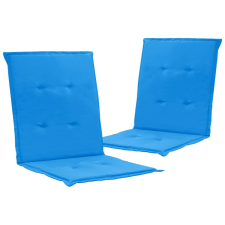 vidaXL 2 db kék párna kerti székhez 100 x 50 x 3 cm kerti bútor