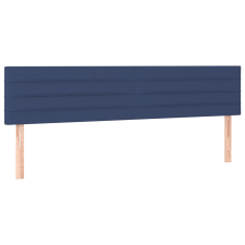 vidaXL 2 db kék szövet fejtámla 100x5x78/88 cm (346192) ágy és ágykellék