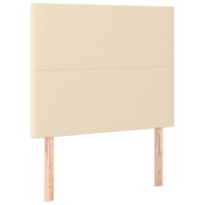 vidaXL 2 db krémszínű szövet fejtámla 100x5x78/88 cm (3116047) ágy és ágykellék