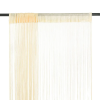 vidaXL 2 db krémszínű zsinórfüggöny 140 x 250 cm