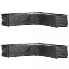 vidaXL 2 db L-alakú kerti bútorhuzat 20 fűzőlyukkal 300x300x70 cm kerti bútor
