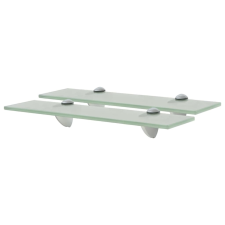vidaXL 2 db lebegő üvegpolc 40 x 10 cm 8 mm bútor