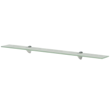 vidaXL 2 db lebegő üvegpolc 90 x 20 cm 8 mm (3051540) bútor
