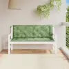 vidaXL 2 db levélmintás szövet kerti padpárna 150 x 50 x 7 cm