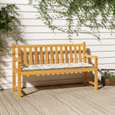 vidaXL 2 db levélmintás szövet padpárna 180 x 50 x 7 cm lakástextília