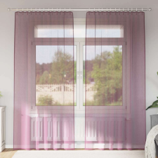 vidaXL 2 db lila fátyolfüggönyök hurokkal 140x225 cm lakástextília