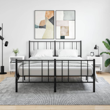 vidaXL 2 db magasfényű fehér szerelt fa éjjeliszekrény 40x30x50 cm bútor
