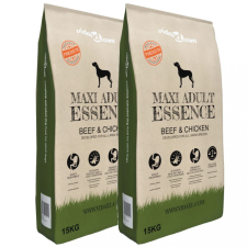 vidaXL 2 db „Maxi Adult Essence Beef &amp; Chicken” prémium kutyatáp 30 kg kutyaeledel