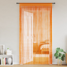 vidaXL 2 db narancssárga zsinórfüggöny 140 x 250 cm lakástextília