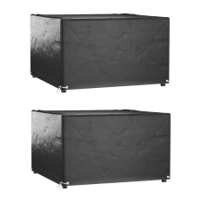 vidaXL 2 db négyzet alakú kerti bútorhuzat 8 fűzőlyukkal 125x70x35 cm kerti bútor