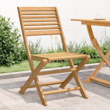 vidaXL 2 db összecsukható tömör akácfa kerti szék 48,5x61,5x87 cm kerti bútor