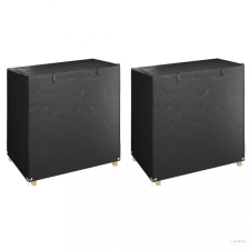 vidaXL 2 db polietilén hintapadhuzat 8 fűzőlyukkal 125x90x135/165 cm kerti bútor
