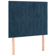 vidaXL 2 db sötétkék bársony fejtámla 90x5x78/88 cm (3116610) ágy és ágykellék