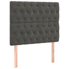 vidaXL 2 db sötétszürke bársony fejtámla 100x7x78/88 cm (3116711) ágy és ágykellék