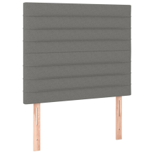 vidaXL 2 db sötétszürke szövet fejtámla 90x5x78/88 cm (3116455) ágy és ágykellék