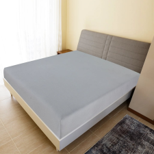 vidaXL 2 db szürke pamutdzsörzé gumis lepedő 180x200 cm lakástextília