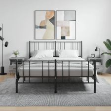vidaXL 2 db szürke sonoma színű szerelt fa éjjeliszekrény 40x35x47,5cm bútor