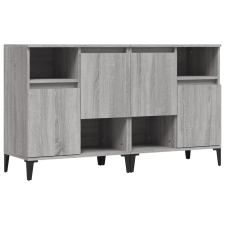 vidaXL 2 db szürke sonoma színű szerelt fa tálalószekrény 60x35x70 cm (3185733) bútor