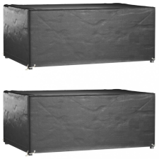 vidaXL 2 db téglalap alakú kerti bútorhuzat 8 fűzőlyukkal 180x122x75cm kerti bútor