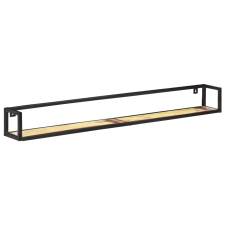 vidaXL 2 db tömör újrahasznosított fa fali polc 160 cm (320677) bútor