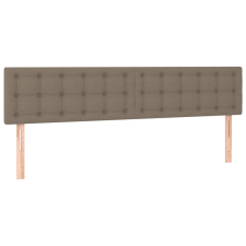 vidaXL 2 db tópszínű szövet fejtámla 100x5x78/88 cm (346520) ágy és ágykellék