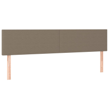 vidaXL 2 db tópszínű szövet fejtámla 90x5x78/88 cm (345828) ágy és ágykellék