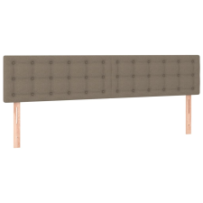 vidaXL 2 db tópszínű szövet fejtámla 90x5x78/88 cm (346500) ágy és ágykellék