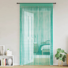 vidaXL 2 db türkiz zsinórfüggöny 140 x 250 cm lakástextília