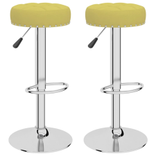 vidaXL 2 db zöld szövet bárszék (332976) bútor