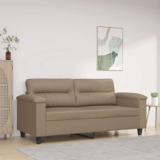 vidaXL 2 személyes cappuccino színű műbőr kanapé 140 cm bútor